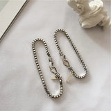 925 Sterling Silver Geometric Bracelet for Women, Simple Charm, Elegant Accessories, Birthday Party Gift, Exquisite Jewelry, Free Shipping 