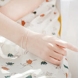 925 Sterling Silver Bracelet For Women Simple Bracelets Korean Jewelry Hot Fashion 