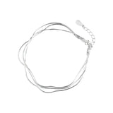 925 Sterling Silver Bracelet For Women Simple Bracelets Korean Jewelry Hot Fashion 