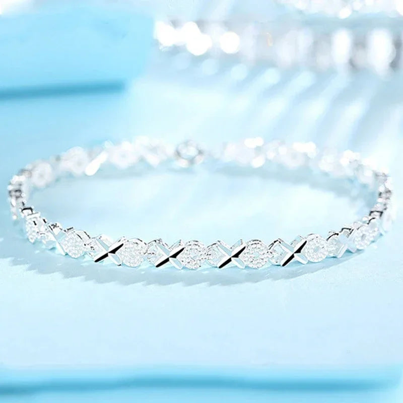 925 Sterling Silver Bracelet for Women Wedding Party Chain Beautiful Jewelry Gifts Various Styles Fashion High Quality 