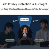 3 protectores de pantalla de privacidad para iPhone 11, 12, 13, 14 y 15 Pro Max, vidrio templado antiespía para iPhone 15 y 14 Plus