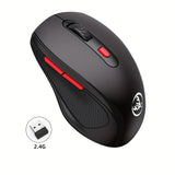 HXSJ - T67 Office Wireless Mouse, 2.4 G Wireless Connection For Birthday/friend Gift