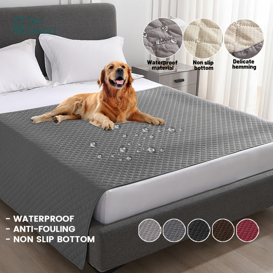 Funda de cama impermeable y antideslizante para perros, funda de colchón y manta para mascotas, alfombrilla para sofá, protector de colchón para incontinencia en el coche, funda de sofá para la mayoría de gatos y perros.