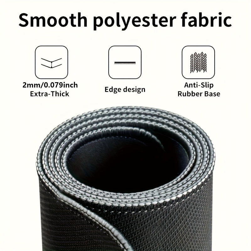 Water-Resistant Large Gaming Mouse Pad with Stitched Edges, 1PC Extended Thick Rubber Desk Mat with Non-Slip Base, Washable Mousepad