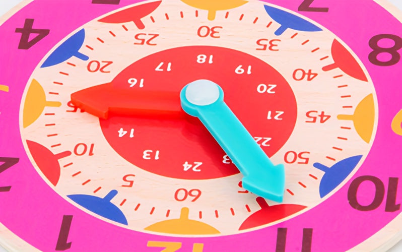 Wooden Educational Clock, Students' Clock Model, Digital Clock Toy, Children's Time Learning Toy Christmas, Halloween Gift