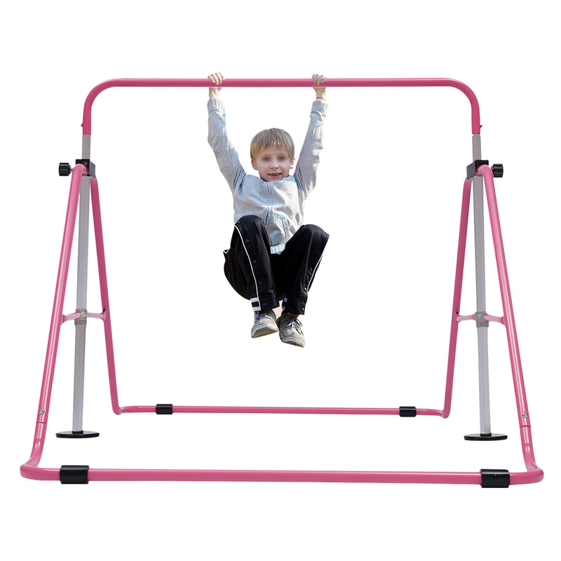Adjustable Height Outdoor Fitness Training Equipment for Gymnastics, Featuring a Horizontal Bar, Without Battery