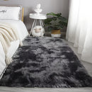 1pc Soft Fluffy Shaggy Area Rug, Geometric-Patterned Coral Fleece Carpet, Non-Slip Knit Fabric, Polyester, Rectangle Bath Rug, 450gsm, 4.5cm Thick, Machine Washable for Living Room and Bedroom