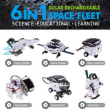 Kit de robot solar STEM 6 en 1, juguetes, regalos para niños de 8, 9, 10, 11, 12 y 13 años, juego de experimentos científicos de construcción educativa para cumpleaños, Halloween, Navidad y Acción de Gracias.