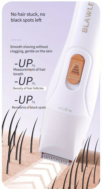 3-in-1 Electric Hair Removal Kit For Women - USB Rechargeable Facial Trimmer, Nose Hair Trimmer, Full-Body Epilator, Gifts For Women