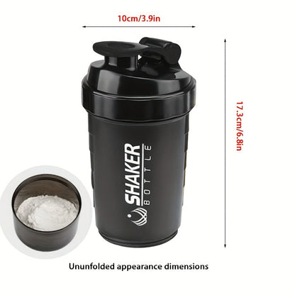 Portable Protein Shaker Cup - Durable PP Material, Ideal for Gym & Outdoor Fitness Enthusiasts, Shaking Cup, Milkshake