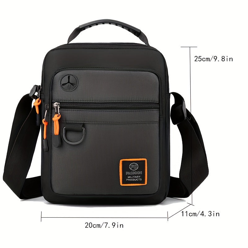 1pc Fashion Waterproof Shoulder Bag, Daily Commuting Sling Bag, Multifunctional Small Crossbody Bag