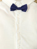 Baby's Gentleman Outfit For Spring Fall, Bowtie Bodysuit &amp; Suspender Pants &amp; Hat Set, Infant &amp; Toddler Boy's Suit For Formal Outdoor Occasions/Photography/Birthday Party/Weddings Outdoor clothing