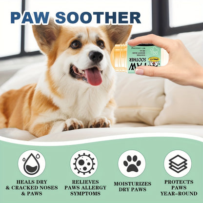 Soothing Dog Paw & Nose Balm - Moisturizing Pet Care for Dry, Cracked Skin Protection