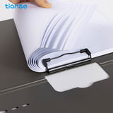 1/4/6pcs TIANSE Clipboard Folder, A4 Size File Folder Clipboards Single Clip, 100 Sheet Capacity, Waterproof Material, Portable File Storage for Nurses, Office, School, Home, Meeting