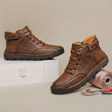 CLOHOO Men's High-Top Casual Sneakers - Comfortable, Non-Slip Rubber Sole, Lace-Up Shoes for Outdoor & Casual Attire