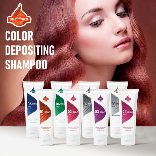 Semi-permanent dye shampoo, 3.5fl.oz, enhances shine and foams to create vibrant colors for ordinary hair - long-lasting shine for everyday use, cosplay, holiday parties and Halloween, for both men and women