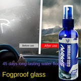 Long-Lasting Anti-Fog Spray For Car Glass And Helmets, Easy Windshield And Interior Window Defogger, Clear Visibility Anti-Fogging Spray For Mirrors, Glasses, And Reflective Surfaces