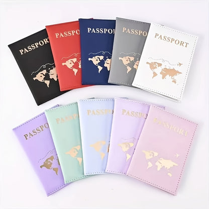 1pc Passport Cover And Travel Wallet Secure Organizer For Documents And Cards