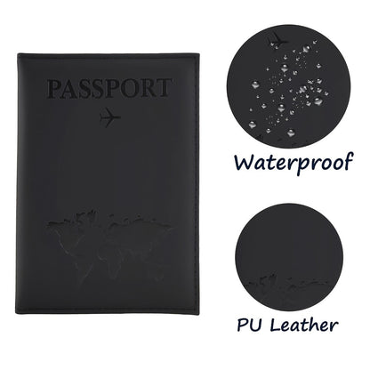 Luxury Marble Style Artificial Leather Passport Cover with Custom Name, Lightweight Foldable Travel Accessory, Vacation Style Passport Holder with Polyester Lining, Dry Clean Only - Unisex