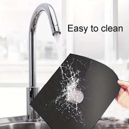4pcs Teflon Kitchen Oil & Stain Resistant Stove Top Protector, Non-Stick Plastic Heat Guard for Cooking Range, Stove Cover