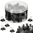[Top-Rated] 60pcs Medium Binder Clips 5/8 Inch - Durable Metal Paper Clamps for Teachers, Students, Classroom &amp; Office Supplies
