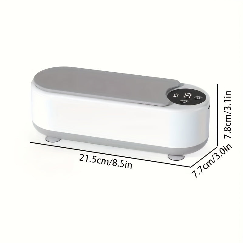 Multifunctional Electric Sonic Cleaning Machine, Jewelry Automatic 360° Deep Cleaning Tool,Ultra-Portable, Usbcharging, High-Frequency Vibration, Easy to Clean Earrings, Rings, Necklaces, Glasses, Toothbrushes, Watches, Make