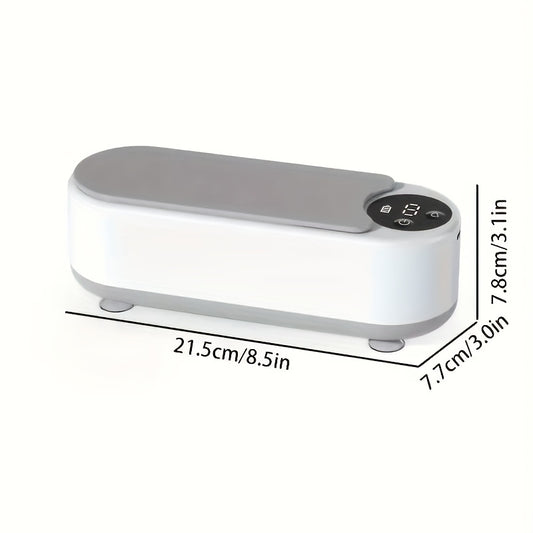 Multifunctional Electric Sonic Cleaning Machine, Jewelry Automatic 360° Deep Cleaning Tool,Ultra-Portable, Usbcharging, High-Frequency Vibration, Easy to Clean Earrings, Rings, Necklaces, Glasses, Toothbrushes, Watches, Make