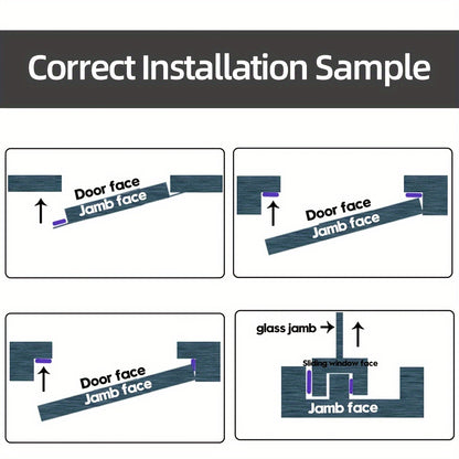 10-Foot Self-Adhesive Rubber Door Seal Strip - D-Shape Insulation & Soundproofing for Doors and Windows, Fits Gaps 1/10" to 4/17", Available in Black, White, Brown