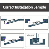 Tira de sellado de goma autoadhesiva para puertas de 3 metros - Aislamiento acústico y en forma de D para puertas y ventanas, se adapta a huecos de 0,25 a 0,63 cm (1/10 a 4/17"). Disponible en negro, blanco y marrón.