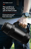NRMEI Stainless Steel Travel Canteen – Large Capacity Portable Outdoor Vacuum Insulated Bottle with Tea Compartment, 60-Hour Heat Retention, 14+ Age Group Compatible, Dual 201 &amp; 304 Stainless Steel Construction