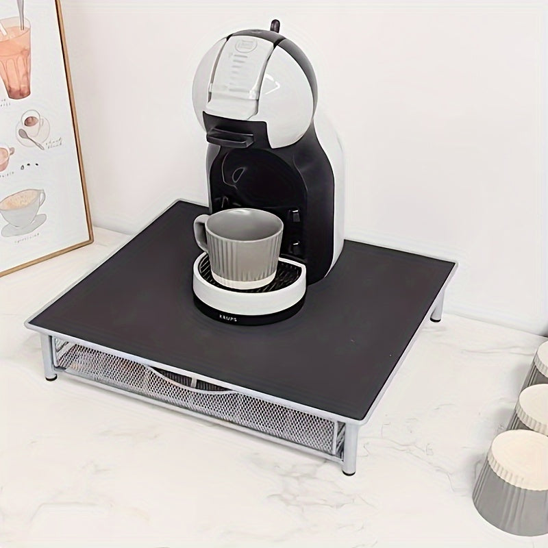 Drawer Coffee Storage Rack Dolce Gusto 36 Capsules Countertop Dulux Coffee Capsule Storage Rack, Large Capacity Dulux Coffee Machine Base Storage Rack, 36 Capacity, Suitable For Offices, Home Kitchens And Coffee Shops, Home S