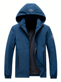 Men's Waterproof Rain Jacket Outdoor Lightweight Rain Shell Coat For Hiking, Golf, Travel