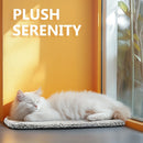 1pc Cozy Polyester Cat Bed with Non-Slip Bottom, Detachable Warm Pet Mat, Indoor & Outdoor Comfortable Cat Pad with Polyester Fiber Filling