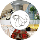Stainless Steel Metal Hanging Hooks,Tower Coat Rack,Metal Hangers,Kitchen,Work,Shop,Bathroom,Garden,Home Storage Holder 