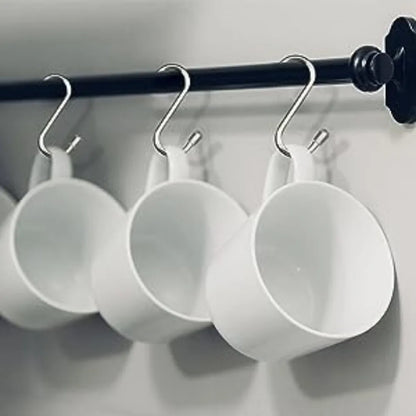 Ganchos de acero inoxidable para colgar, perchero de torre, perchas de metal, para cocina, trabajo, tienda, baño, jardín y almacenamiento en el hogar. 