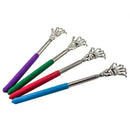 Stainless Steel Back Scratcher, Telescopic Massager, Extendable Itch, Old Man, Happy Health Products, Hackle Handicrafts 