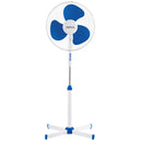 White/Blue or White Foot Fan Commodore. Portable Fan. Cold Air Fans for Home. Air Frener for the Office. Low Consumption Pinguin with 3 Speeds, Adjustable and with Oscillation