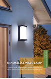 LED Outdoor Wall Light Waterproof IP66 Motion Sensor LED Outdoor Lighting Porch Lights Balcony Garden Lights Outdoor Wall Lamp