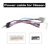Universal Power Cable For ISO Toyota Nissan Suzuki Car Radio 4-Pin 6-Pin USB Cable External Microphone GPS Antenna