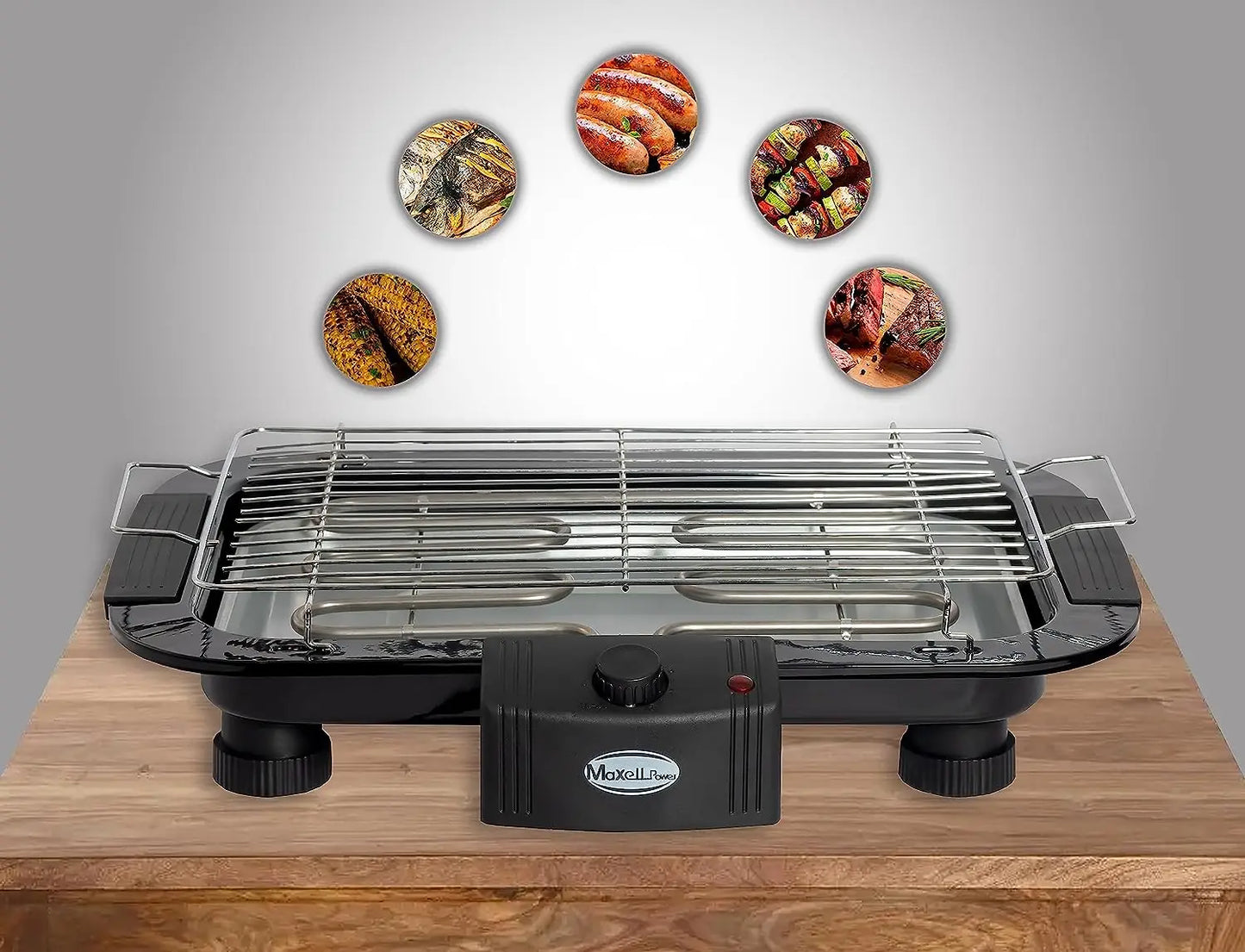 GRILL GRILL PORTÁTIL 2 niveles 2000W Barbacoa eléctrica sin humo