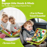 Montessori Busy Book Baby Early Education Book Farm Animal Scene Storytelling Activity Toy Fine Motor Quiet Book for Toddlers
