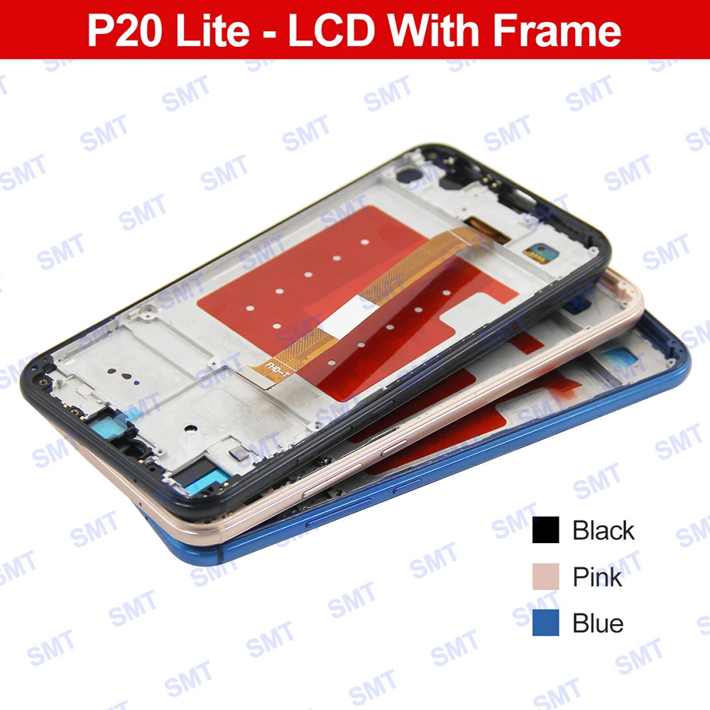 5.84" For Huawei P20 Lite LCD Display Touch Screen Digitizer For Huawei Nova 3e LCD ANE-LX1 ANE-LX2 Display with frame Replaceme