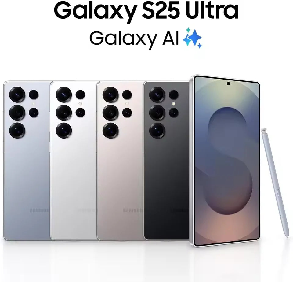 Samsung Galaxy S25 Ultra 5G Smartphone Snapdragon 8 Elite 200MP Quad AI Camera 6.9"120Hz Dynamic LTPO AMOLED 2X Display