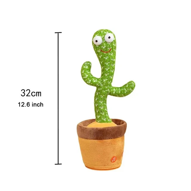 Smart Interactive Cactus Learning and Musical Toy for Kids, Dancing Record and Speak with Fun 