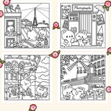 Cozy Atmosphere Relaxing Coloring Book for Adults and Teens Bold Easy-to-follow Patterns and Girl Moments