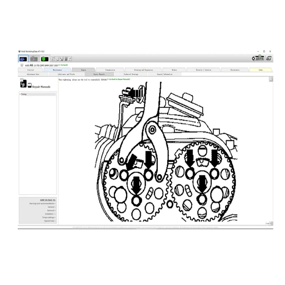 Programa de taller de datos vívidos para reparación de automóviles, software de diagnóstico, reparación de automóviles, base de datos técnica automotriz