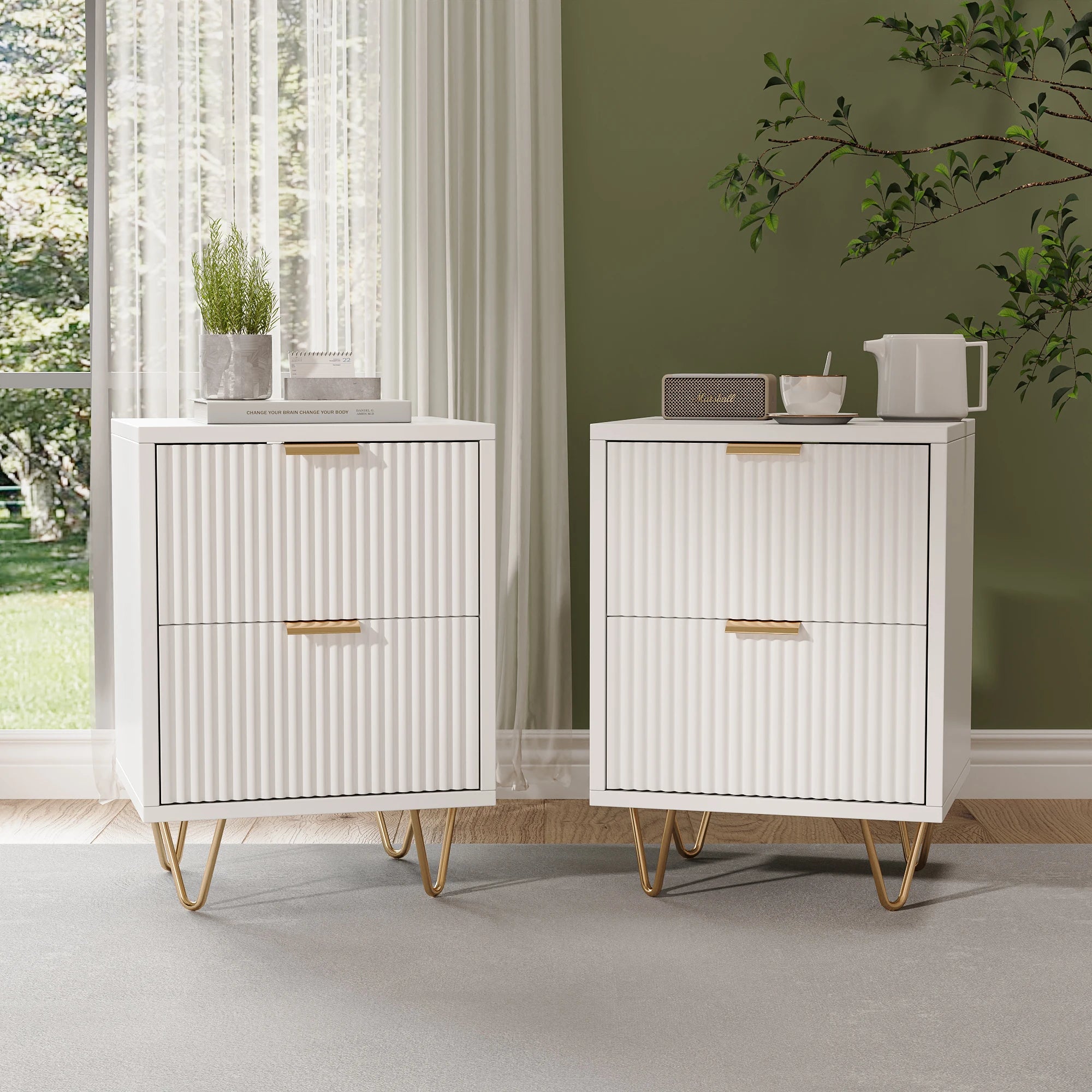 Rosahqnda White Drawer chest of drawers 4 or 6 Drawers Modern storage S wardrobe Tipping Protection wardrobe for living room