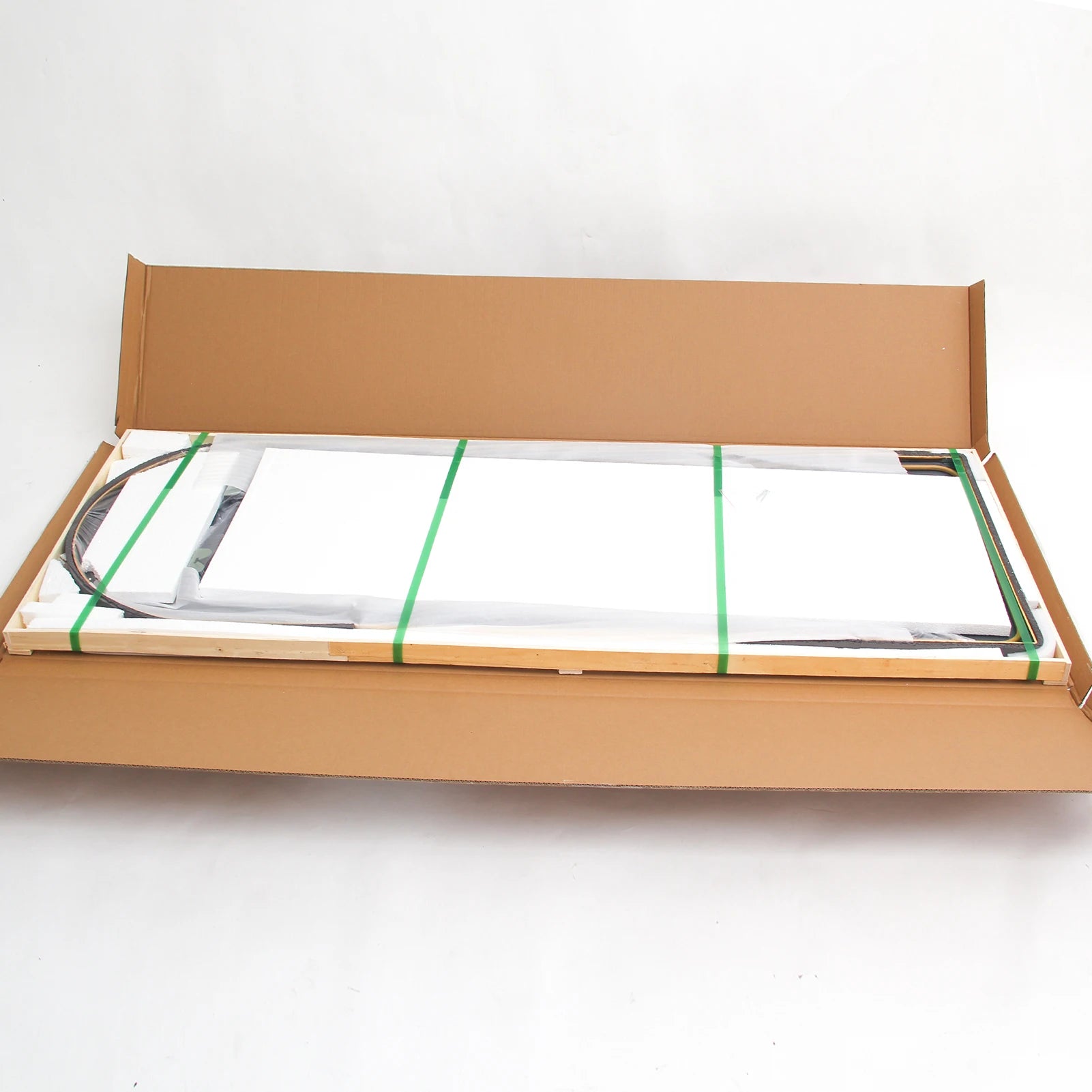 Anajqaqia 162×53cm Full Body Mirror, Curved Standing Mirror, Floor Mirror with Tempered Glass and Aluminum Alloy Frame
