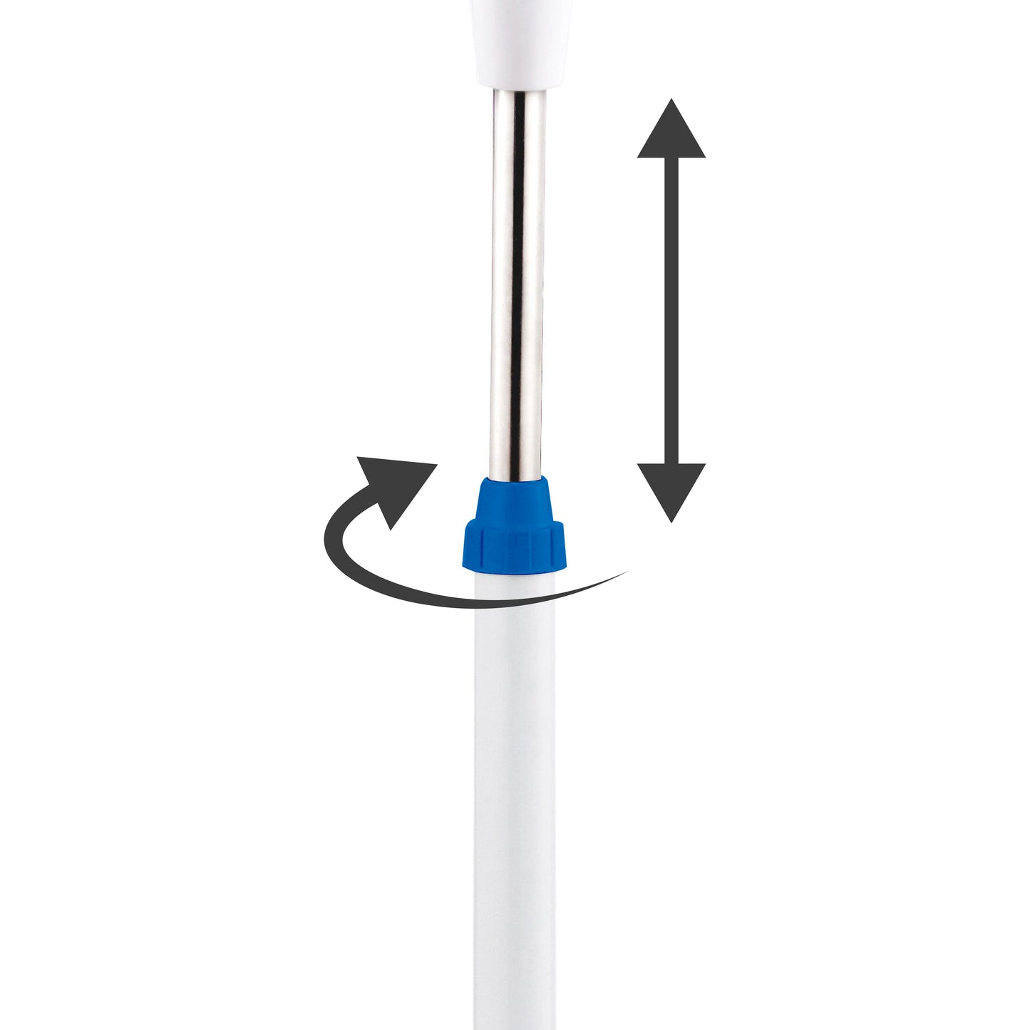 White/Blue or White Foot Fan Commodore. Portable Fan. Cold Air Fans for Home. Air Frener for the Office. Low Consumption Pinguin with 3 Speeds, Adjustable and with Oscillation