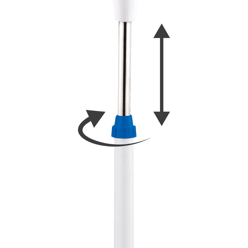 White/Blue or White Foot Fan Commodore. Portable Fan. Cold Air Fans for Home. Air Frener for the Office. Low Consumption Pinguin with 3 Speeds, Adjustable and with Oscillation